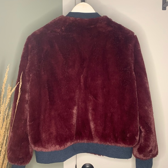 ✨Fur Bomber Jacket - Picture 5 of 5